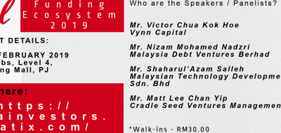 MVCA – Funding Ecosystem 2019 : Malaysia & Beyond